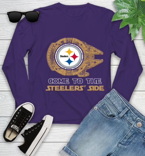 NFL Come To The Pittsburgh Steelers Wars Football Sports Youth Long Sleeve 4