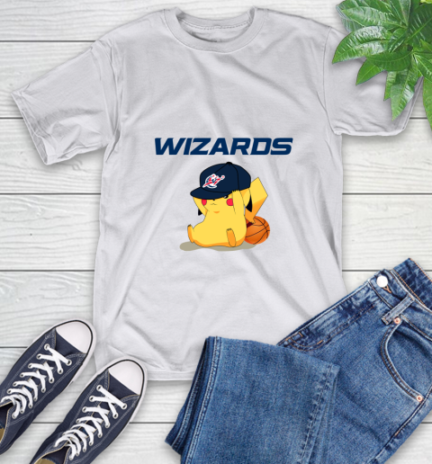 NBA Pikachu Basketball Sports Washington Wizards T-Shirt 12