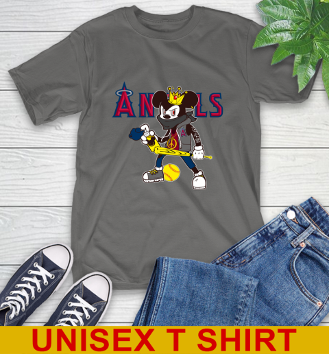 Los Angeles Angels MLB Baseball Mickey Peace Sign Sports T-Shirt 8