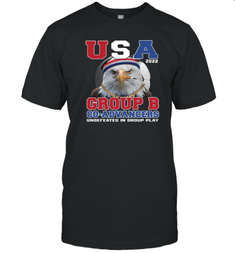 Undefeated USA 2022 Group Co-Advancers Black Barstool Sports T-Shirt