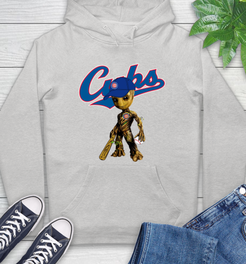 MLB Chicago Cubs Groot Guardians Of The Galaxy Baseball Hoodie
