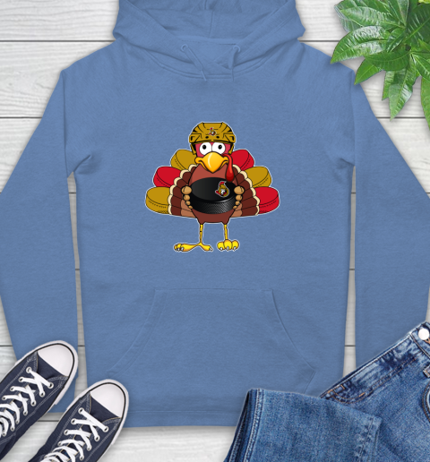 Ottawa Senators Turkey Thanksgiving Day Hoodie 11