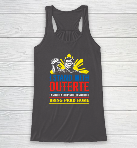 Support Duterte – Stand with Duterte Against ICC Charges Racerback Tank 6
