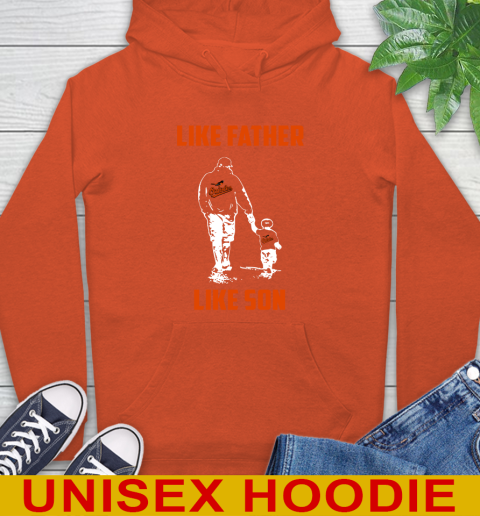 Baltimore Orioles MLB Baseball Like Father Like Son Sports Hoodie 4