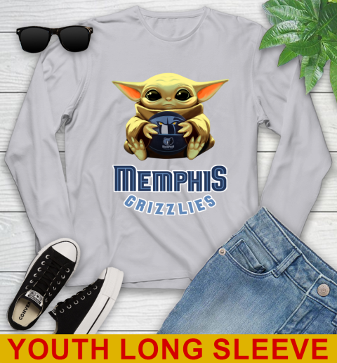 NBA Basketball Memphis Grizzlies Star Wars Baby Yoda Shirt 127