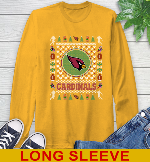 Arizona Cardinals Merry Christmas NFL Football Loyal Fan Long Sleeve T-Shirt 2