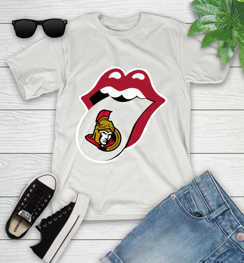 Ottawa Senators NHL Hockey Lips I Root For My Team Adoring Fan 114