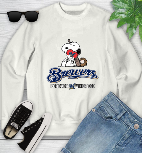 MLB The Peanuts Movie Snoopy Forever Win Or Lose Baseball Milwaukee Brewers 115