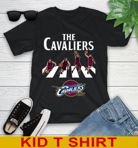 NBA Basketball Cleveland Cavaliers The Beatles Rock Band Shirt Youth T-Shirt