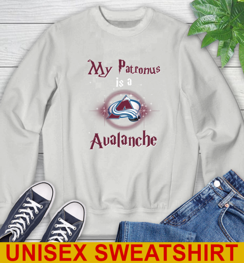 NHL Hockey Harry Potter My Patronus Is A Colorado Avalanche Sweatshirt 5