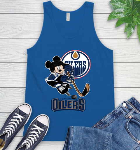 Edmonton Oilers NHL Hockey Dabbing Mickey Disney Sports T Shirt