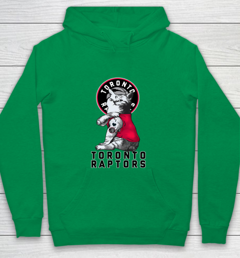 NBA Basketball My Cat Loves Toronto Raptors Youth Hoodie 4