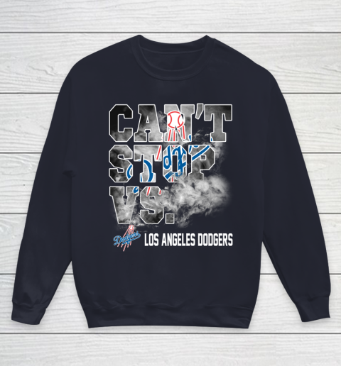 MLB Los Angeles Dodgers Baseball Can't Stop Vs Dodgers Youth Sweatshirt 2
