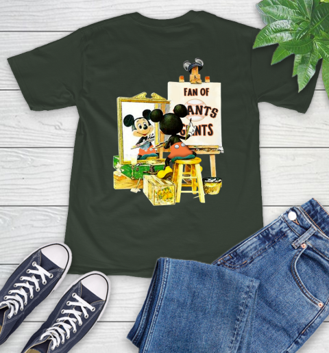 MLB Baseball San Francisco Giants Mickey Drawing Shirt 6