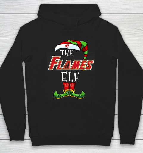 Calgary Flames Christmas ELF Funny NHL Hoodie