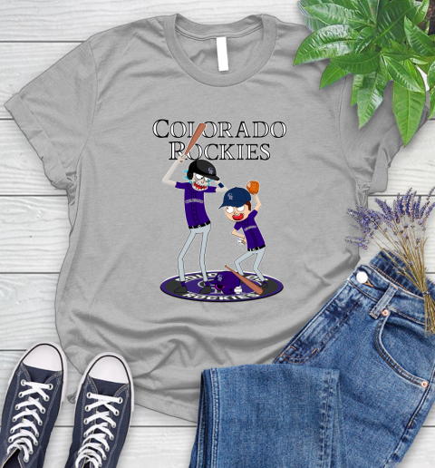 MLB Colorado Rockies Rick And Morty Baseball 95