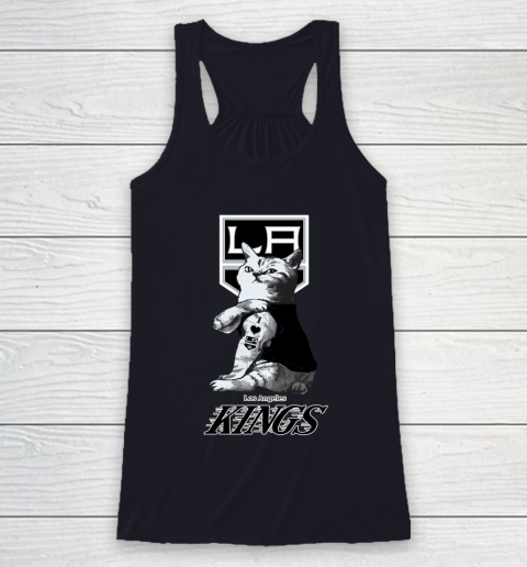 NHL My Cat Loves Los Angeles Kings Hockey Racerback Tank 7