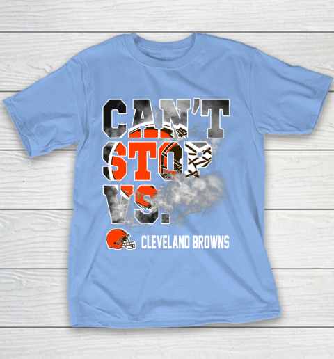 NFL Cleveland Browns Can't Stop Vs Youth T-Shirt 8