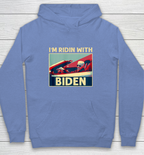 I'm Riding With Joe Biden Youth Hoodie 8
