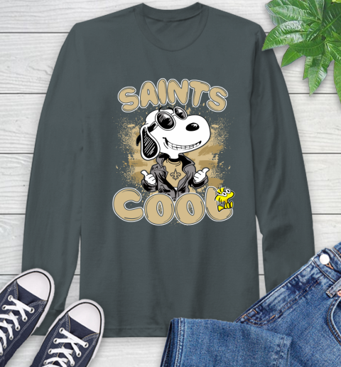NFL Football New Orleans Saints Cool Snoopy Shirt Long Sleeve T-Shirt 7