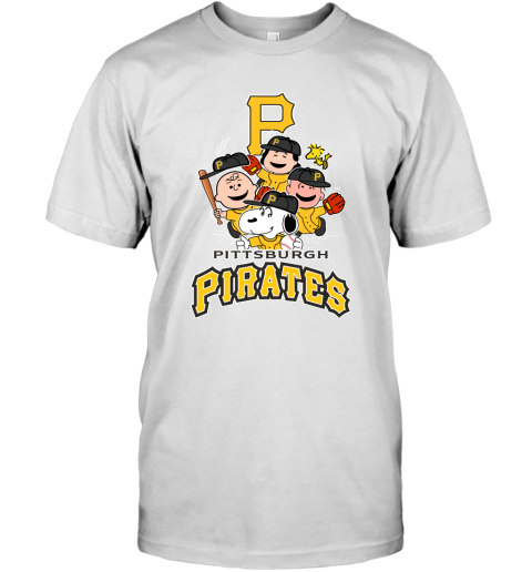 MLB Pittsburgh Pirates Snoopy Charlie Brown Woodstock The Peanuts Movie  Baseball T Shirt_000 Youth T-Shirt