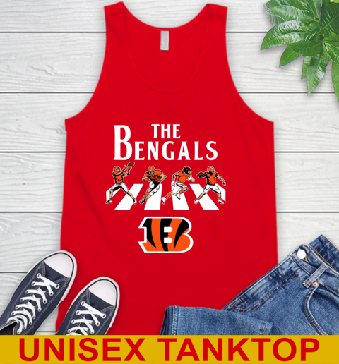 NFL Football Cincinnati Bengals The Beatles Rock Band Shirt Tank Top 5