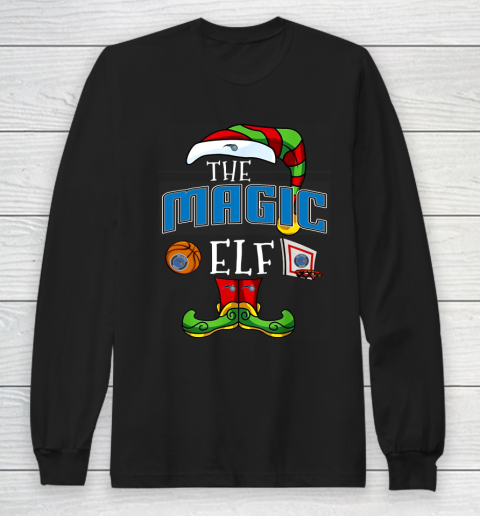 Orlando Magic Christmas ELF Funny NBA Long Sleeve T-Shirt