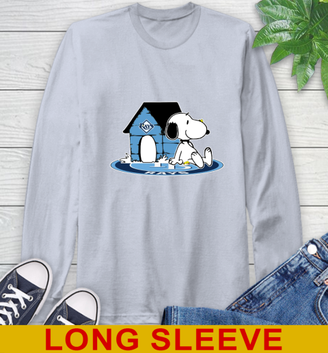 MLB Baseball Tampa Bay Rays Snoopy The Peanuts Movie Shirt Long Sleeve T-Shirt 6