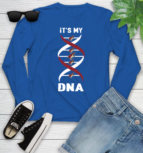 Arizona Coyotes NHL Hockey It's My DNA Sports Youth Long Sleeve 10