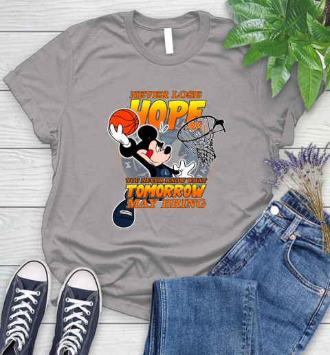 Minnesota Timberwolves NBA Basketball Mickey Disney Never Lose Hope Women's T-Shirt 5