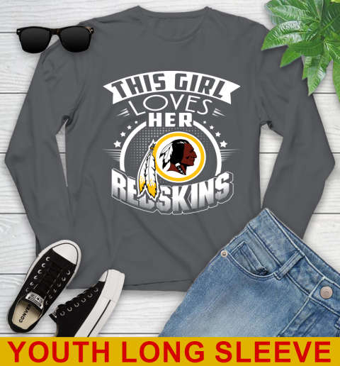 Washington Redskins NFL Football This Girl Loves Her Team 125