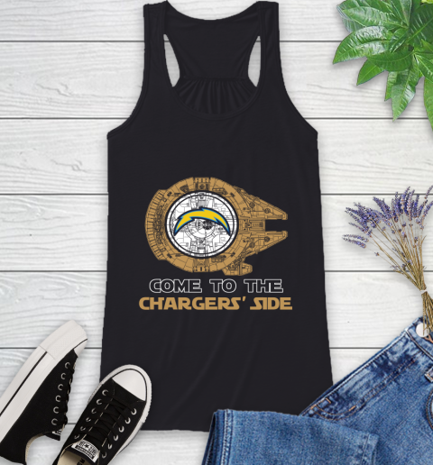 NFL Come To The Los Angeles Chargers Star Wars Football Sports Racerback Tank