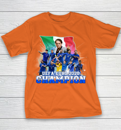 Italy European Champions 2020 Team Youth T-Shirt 4