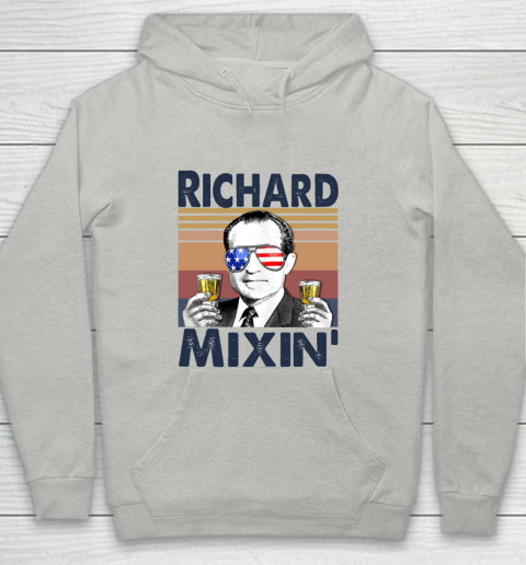 Richard Mixin' Drink Independence Day The 4th Of July Shirt Youth Hoodie