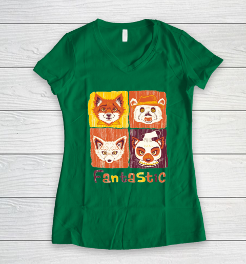Mr. Fox The Fantastic Women's V-Neck T-Shirt 5