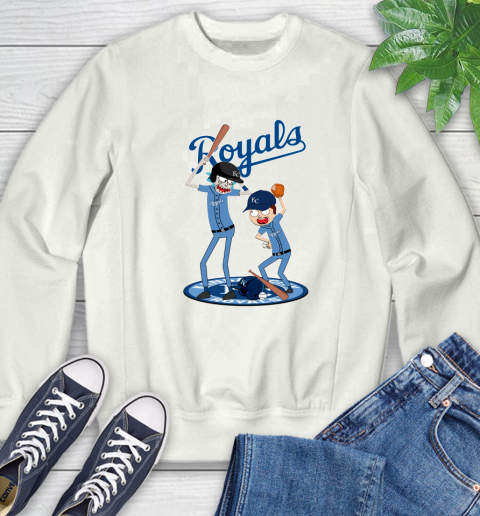 MLB Kansas City Royals Rick And Morty Baseball 25
