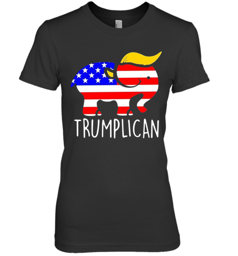 Trumplican Elephant Trump 2020 Premium Women's T-Shirt