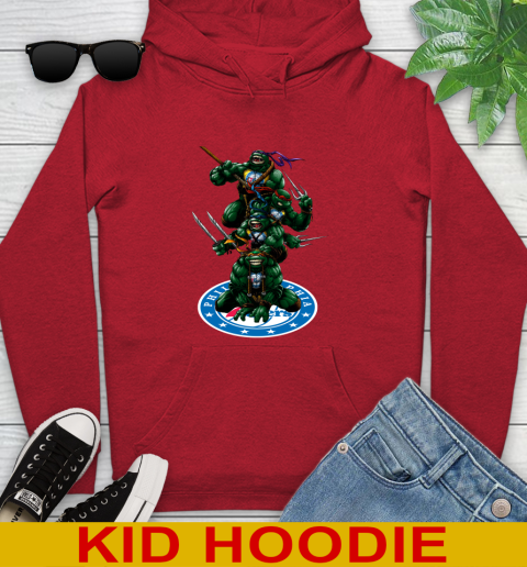 NBA Basketball Philadelphia 76ers Teenage Mutant Ninja Turtles Shirt Youth Hoodie 11
