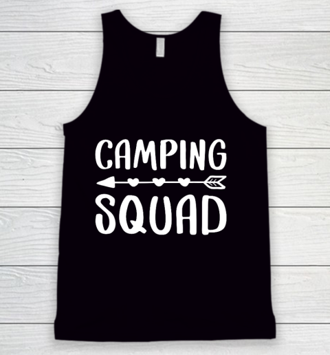 Camping Squad T Shirt Happy Camper Gift Tank Top