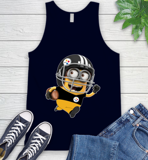 NFL Pittsburgh Steelers Minions Disney Football Sports Tank Top 3