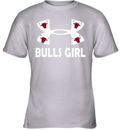 NBA Chicago Bulls Girl Under Armour Basketball Sports oo5PQmBwwUy youth t shirt 26 95 151514 front sport grey