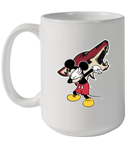 Arizona Coyotes NHL Hockey Dabbing Mickey Disney Sports Ceramic Mug 15oz