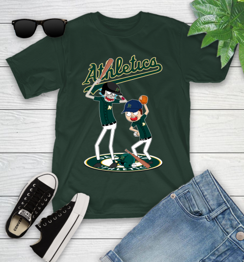 MLB Oakland Athletics Rick And Morty Baseball 107