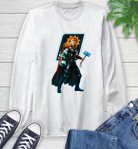 NBA Thor Avengers Endgame Basketball Phoenix Suns Long Sleeve T-Shirt