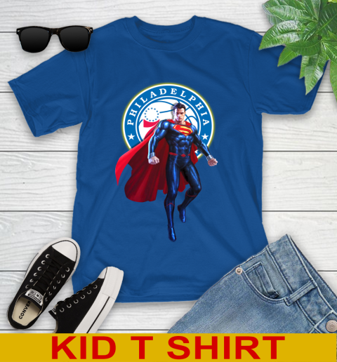 NBA Awesome Superman Basketball Sports Philadelphia 76ers 109