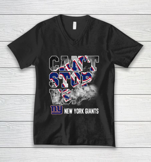 NFL New York Giants Can't Stop Vs V-Neck T-Shirt