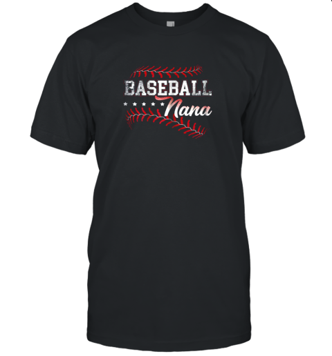 Baseball Nana Shirt Baseball Grandma Gift Shirts Unisex Jersey Tee