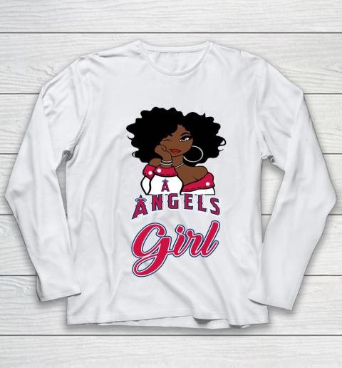 Los Angeles Angelss Girl MLB Youth Long Sleeve 2