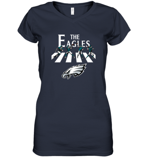 Philadelphia Eagles Women's Short Sleeve V neck T Shirt
