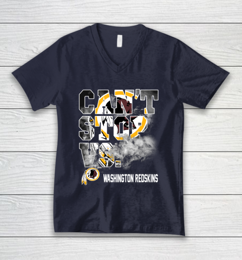 NFL Washington Redskins Can't Stop Vs V-Neck T-Shirt 2